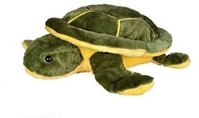 Aayushi Toys Cute Stuffed Tortoise Toy for Kids - 29 cm(Green, Yellow)