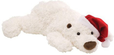 

Gund Fun Christmas Snowdrop Polar Bear 18" Plush - 8 inch(White)