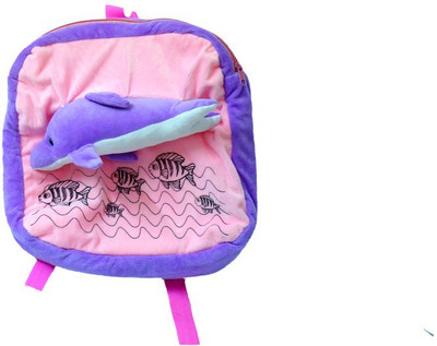 

Sana Nursary Fish Printed school bag cm 36 - 36 cm(Pink)