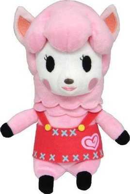 

Sanei Animal Crossing New Leaf Lisa/Reese 9" Plush - 8 inch(Pink)