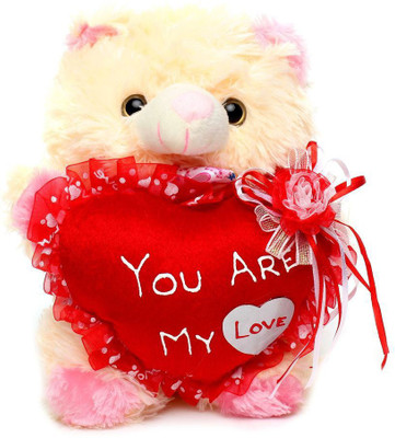 Tickles You Are My Love Heart Teddy 21 cm Pink Tickles Soft Toys