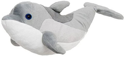 

pz 12" Happy Tail Bottlenose Dolphin Plush Animal(Grey)