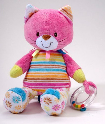 

Douglas Cuddle Toy Playtivity Kitty Cuddle Pal Plush(Pink)