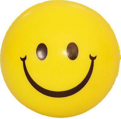 Kanchan Toys Smiley Ball (Pack Of 1) - 4 cm(Yellow)