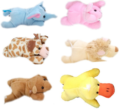 Skylofts Cute Stuffed Plush Fridge Magnet Toys for kids 13 cm Multicolor Skylofts Animals Soft Toys