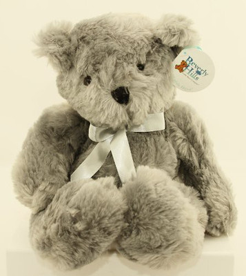 

Beverly Hills Teddy Bear Grey Bear 14" Ultra Soft Plush - 11 inch(Grey)