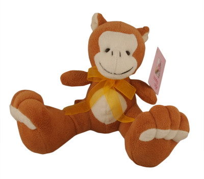

Touchy Toys Monkey - 4 inch(Brown)