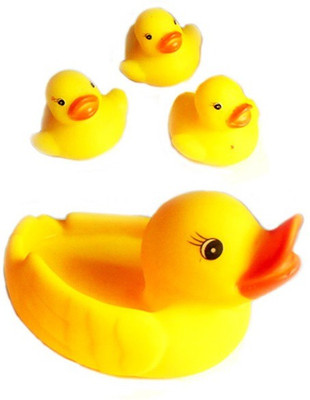 

Pari Pari Soft Toys Yellow Duck Soft Toys - Pack of 4 - 8 cm(Yellow)