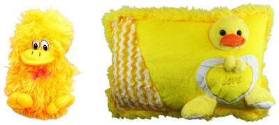 

Deals India Deals Musical Duck and Imported Duck pillow - 10 cm(Yellow)