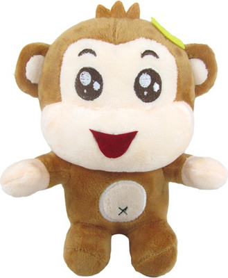 

Tickles Smiling Monkey - 16 cm(Brown)
