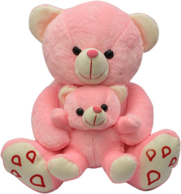 28% OFF on Joey Toys Mother Child Teddy  - 21.6 inch(Pink)