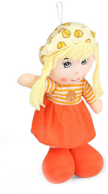 

Tickles Hat And Frok Doll - 35 cm(Orange)