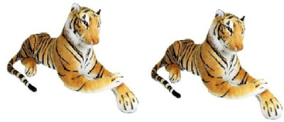 VRV Yellow Tiger Soft Toy brothers 15 cm Yellow VRV Animals Soft Toys