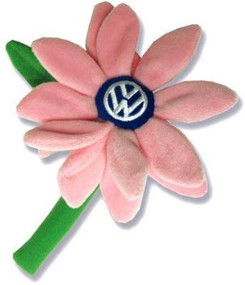Volkswagen Genuine Vw Beetle Pink Plush Daisy Flower(Pink)
