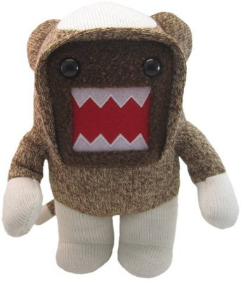 

Licensed 2 Play Domo Sock Monkey 6 1/2" Plush(Brown)