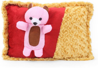 

Tickles Teddy Cushion - 35 cm(Yellow, Red), Red;yellow