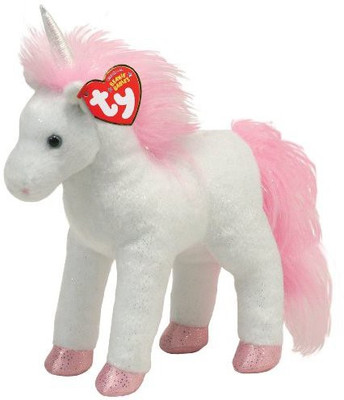 

TY Beanie Babies Mystic Unicorn Pink/White(White)