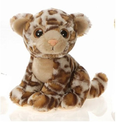 

Fiesta Toys 9" Sitting Jaguar With Big Eyes Plush Animal(Brown)