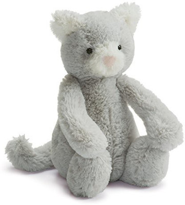 

Jellycat Bashful Kitty Grey And White Small - 7 inch(Grey)