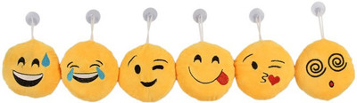 

Deals India Deals India smiley Key Chain(set of 6)(Assorted Designs) - 10 cm(Multicolor)