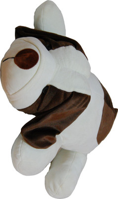 

Surbhi Laying Dog - 25 cm(White, Brown), Brown;white