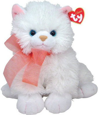 

ty Destiny Fluffy White Cat(White)