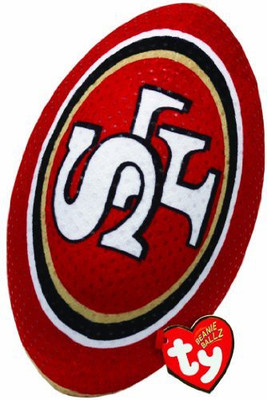 

TY Beanie Babies Nfl Rz San Francisco 49Ers Football Plush(Red)