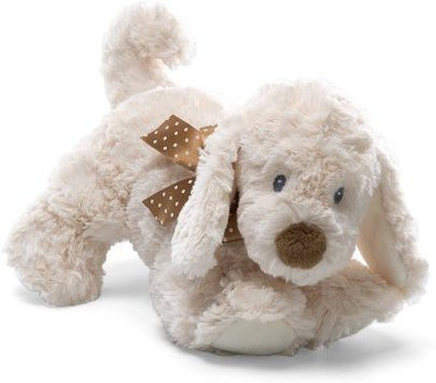 

Gund 9" Auggie Doggie With Chocolate Ribbon(White)