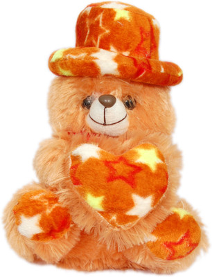 

Pari Pari Soft Toys Orange Teddy Bear - 4 cm(Brown)