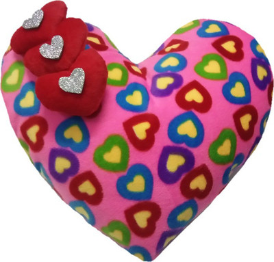 

Aparshi Designer heart stuffed soft toy for your love - 40 cm(Multicolor)
