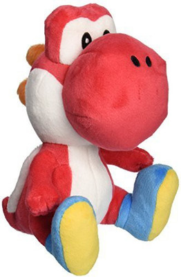 

Little Buddy Super Mario Bros 6" Red Yoshi Plush - 6.5 inch(Red)