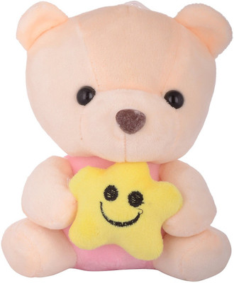 

Twisha Bear With Star Pink 9 X 11 X 15 Cms - 15 cm(Multicolor)