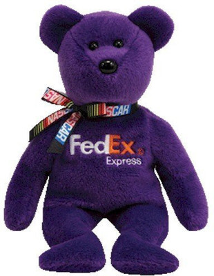 

ty Nascar Denny Hamlin 11 Bear(Purple)