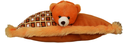

Funtastik Brown Cute Puppy Pillow Cum Soft Toy - 45 cm(Brown)
