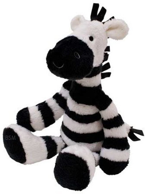 

Lambs & Ivy Peek A Boo Jungle Plush Zebra(Black)
