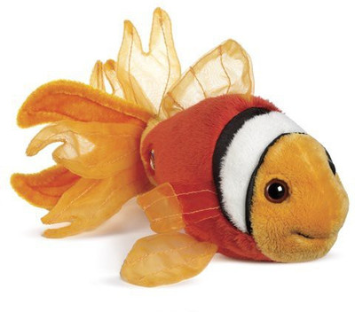 

Ganz Lil'Kinz Mini Plush Animal Tomato Clown Fish(Orange)