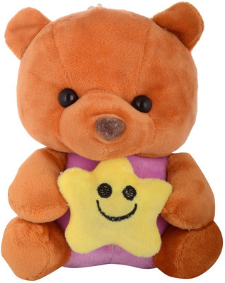 

Twisha Bear With Star Purple 9 X 11 X 15 Cms - 15 cm(Multicolor)