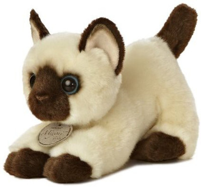 

Aurora World Miyoni Siamese Kitten Plush7" Tall - 9.84 inch(Brown)