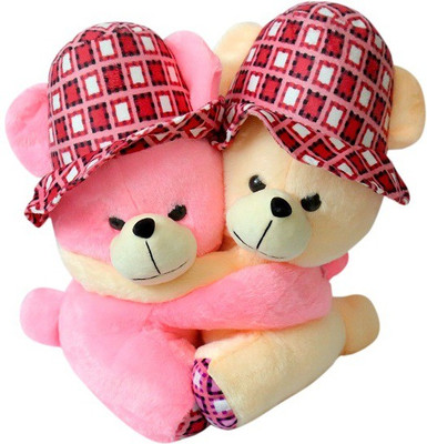 

Sana Teddy Couple With Fancy Hat cm 50 - 50(Pink)