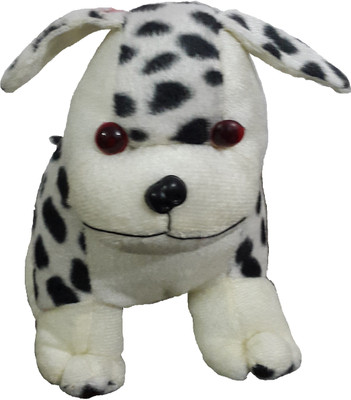 

Ekku Puppy with spots - 6 inch(White, Black), Black;white