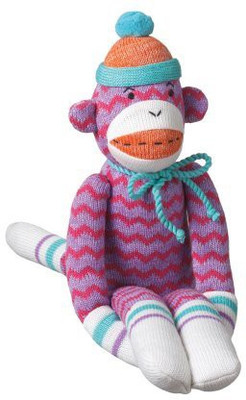 

MVP Brands Lib Zigzag Sock Monkey Collectiblepurplemedium(Purple)