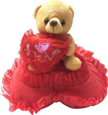 

Priyankish Exclusive Teddy Soft Toy Combo - 12.5 inch(Red)