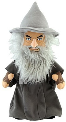

Bleacher Creatures Warner Bros 10" The Hobbit Gandalf Ecomm Plush Doll - 3 inch(Black)