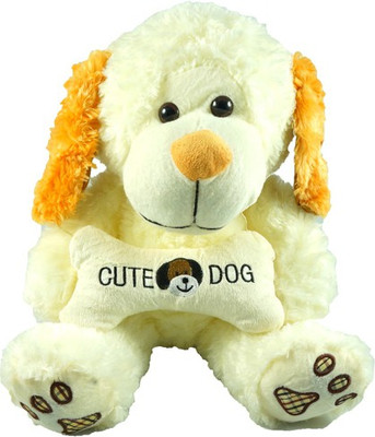 

Doux Devil Coco Cute Bone Dog With Music - 35 cm(Cream)