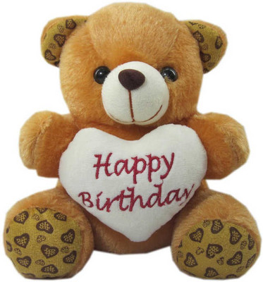

Advance Hotline Happy Birthday Teddy bear - 17 cm(Brown)