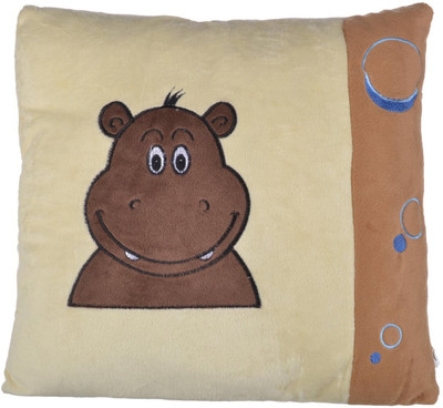 

Twisha Hippo Side Print Pillow - 13 inch(Beige)