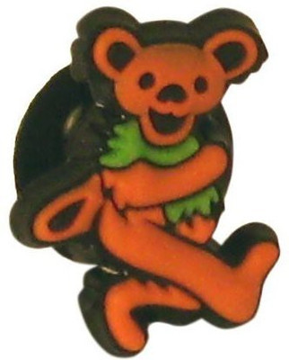 

Rockwings Grateful Dead Orange Dancing Bear Doodad Shoe Charm - 12 inch(Orange)