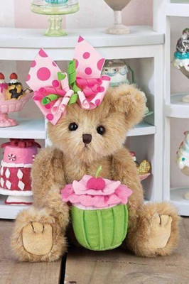 

Bearington Bears Bearington "Casey Cupcake" Plush Bear(Brown)