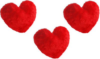 

Saugat Traders Heart Pack of 3 - 11 cm(Red)
