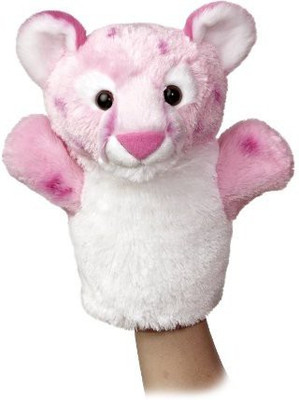 

Aurora World Sleeve Cheetah Plush Puppet10" Tall(White)